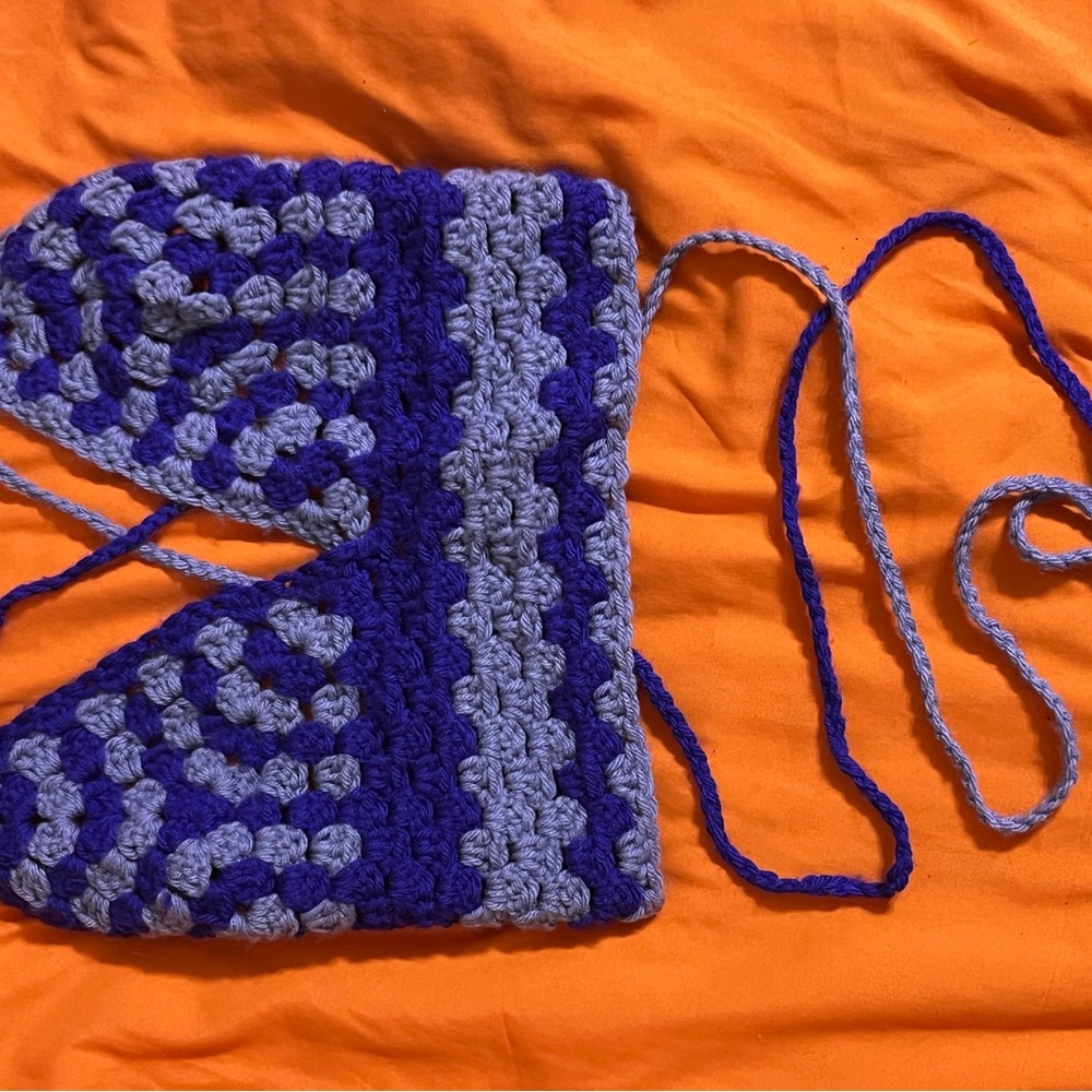 Handmade Purple Crochet Bikini/Bralette Top